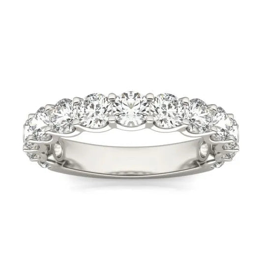 2 1/15 CTW Round Lab Grown Diamond Ring 14K White Gold (G-VS)